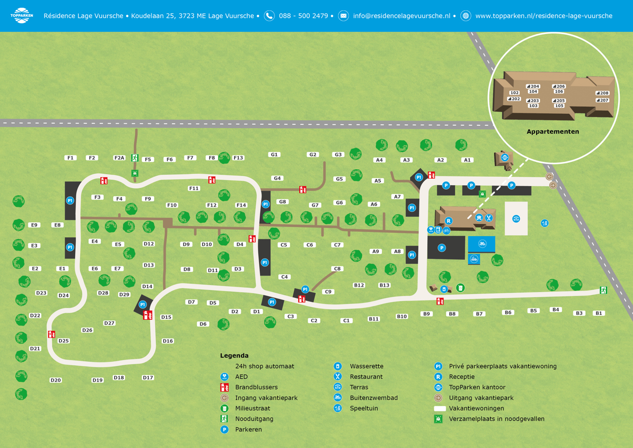 Karte von Résidence Lage Vuursche