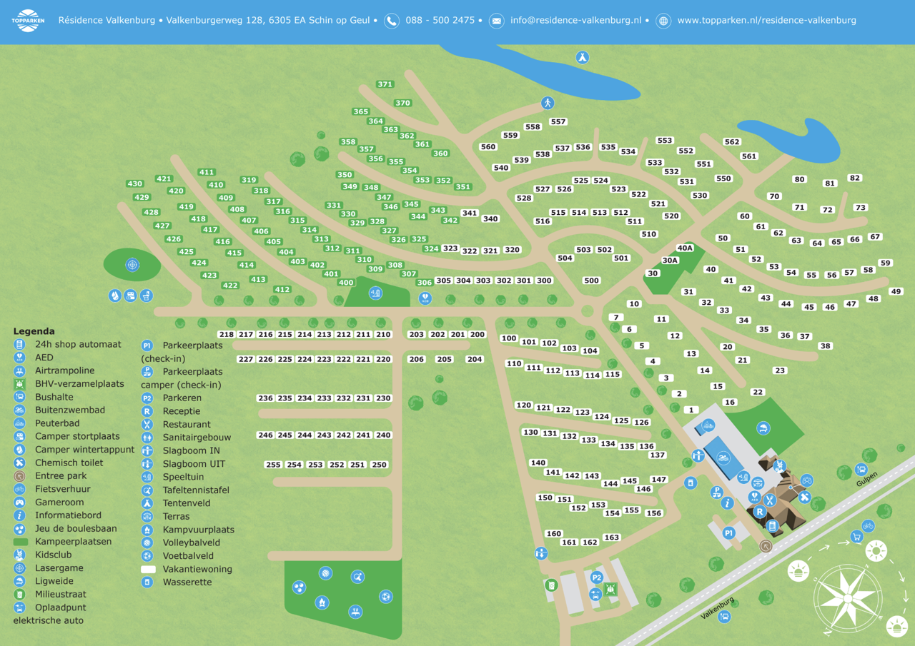 Lageplan Résidence Valkenburg
